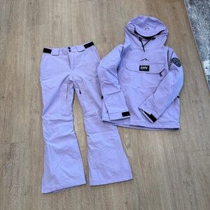 Dope Snow Snowboarding Ski Jacket and Pants Insulated set Size Small Purple